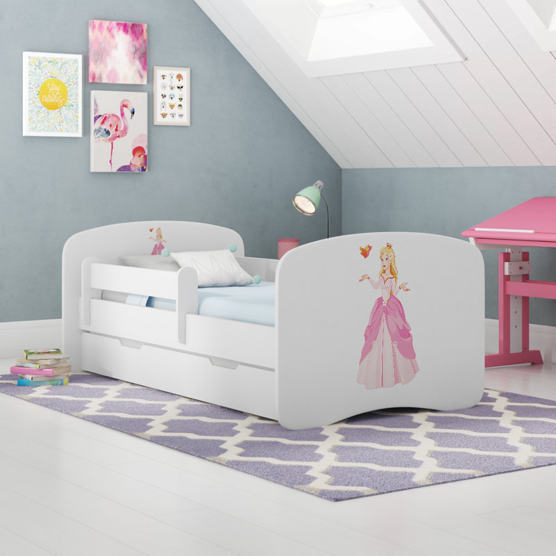 Zoomie Kids Zion Convertible Toddler Bed with Drawer Wayfair.co.uk